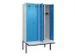 locker met bank,voor scheiding van kleding,HxBxD 2120x1200x815mm,4vak