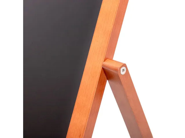 Krijtstoepbord Houten A-Bord Flip 68x140cm Lichtbruin