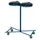 Dubbele Afvalverzamelaars Blauw Verrijdbaar 1020x860x500mm 120 Liter