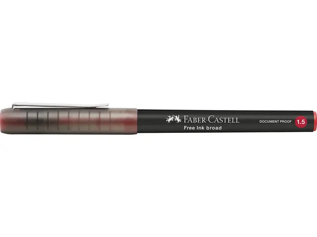 Inktroller Faber-Castell 1.5mm rood