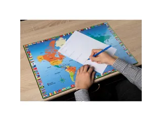 Onderlegger PVC 37,5x57,5cm wereld - 5