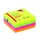 Memoblok Quantore 76x76mm neon kleuren assorti 4 kleuren