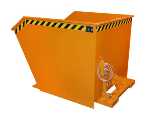 Kiepbak 1090x1280x1640mm 1.5m³ 215kg Draagverm. 1500kg Ral2000