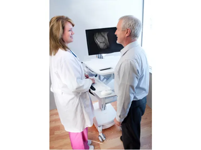 Laptop Cart Sla Powered 2 Drawers Eu