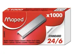 Nieten Maped 24/6 verzinkt 1000 stuks