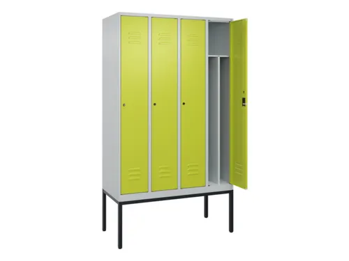 locker voor scheiding van kleding,HxBxD 2120x1200x500mm,4vak