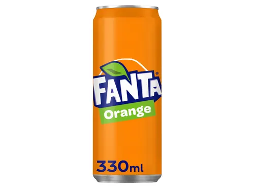Frisdrank Fanta orange sleek blik 330ml