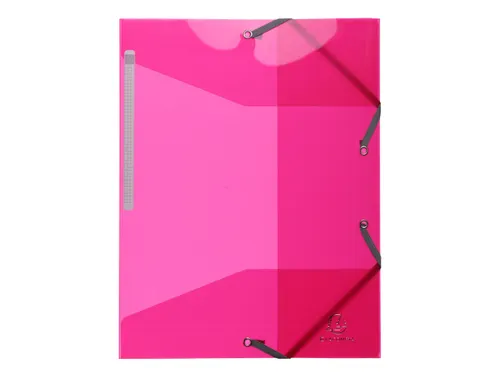 Iderama Elastomap A4 3 Kleppen Polypropyleen Assorti Kleuren