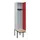 locker met bank,HxBxD 2120x400x815mm,1vak,vak B 400mm,cilinderslot
