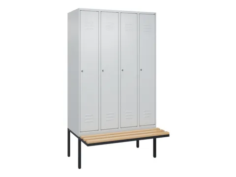 locker voor scheiding van kleding,HxBxD 2120x1200x815mm,4vak
