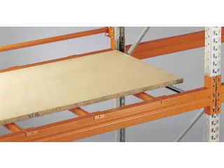 diepe aflegplank,v. palletstelling,D 800mm,vakl. 400kg,staal,RAL2001 - 2