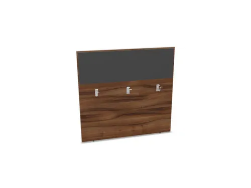 baliepaneel bureau aanbouw achter NP-tiepolo nut antraciet 1200mm