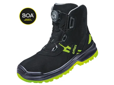 Atlas Flash XP 8255 S3 veiligheidsschoenen SRC ESD zwart/lime maat 46