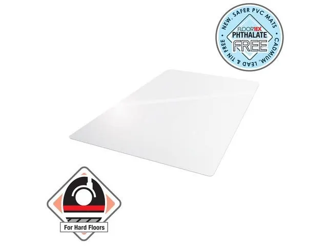 Protège-sols Cleartex Advantagemat PVC 120x150cm sols durs