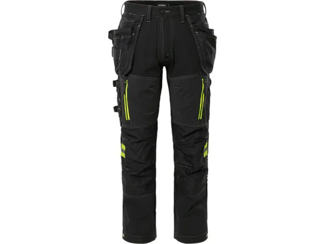 Fristads Craftsman 2566 werkbroek, zwart, maat 66, per stuk