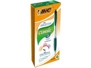 Balpen Bic Atlantis classic grip clic medium groen - 3