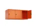 opzetkast,v. locker,3vak.,vak B 400mm,HxBxD 500x1200x500mm