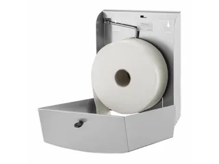 Toiletpapier Dispenser Fingerproof RVS Midi Jumbo Rol Fingerproof - 2