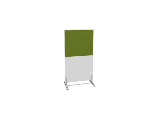 scheidingswand,HxB 1545x800mm,Bl-wit,BN7048-groen