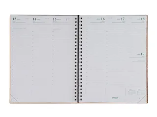 Agenda 2027 Brepols Ecotiming Kazar 7dagen/2pagina's spiraal assorti - 3