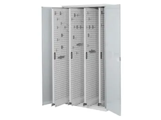 verticale kast,HxBxD 1950x1000x600mm,vleugeldeur,RAL5010 - 1