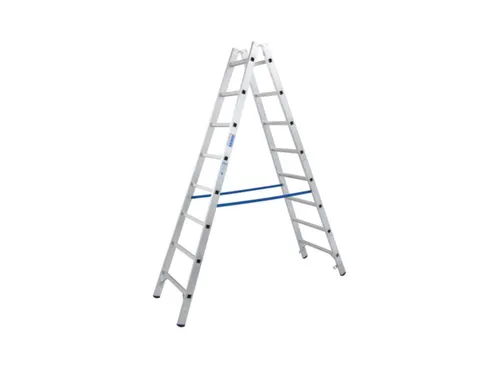 Bokladder Dubbelzijdig Aluminium L 2.35m 2x8sporten