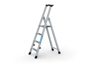 Boktrap Aluminium H 0 83M L 1 57M 4Treden Incl. Platform - 4