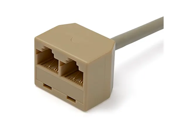 2-naar-1 RJ45 splitter adapterkabel - F/M