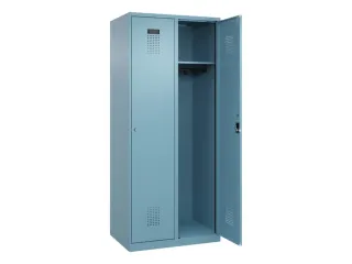 locker,HxBxD 1850x800x500mm,2vak,vak B 400mm,cil.-slot,staand op vloer - 2