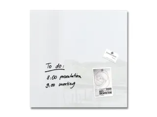 Glasmagneetbord Sigel Artverum 48x48x1.5cm Wit - 1