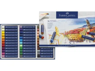Oliepastels Faber-Castell Creative Studio etui a 36 stuks - 1