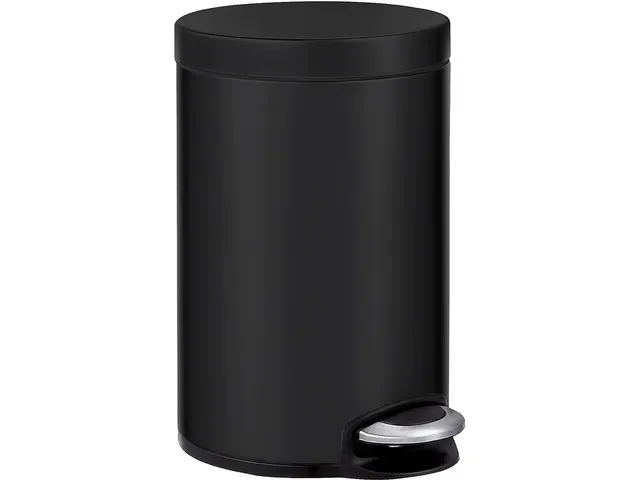 Serene pedaalemmer 12 liter Mat zwart