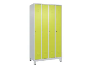 locker,HxBxD 1950x1000x500mm,4vak,vak B 250mm,cil.-slot,voeten - 1