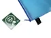 etui A4 PVC-vrij blauw transparant met ritssluiting