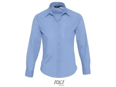 Sol'S L621 dames hemd, blauw, maat L, per stuk