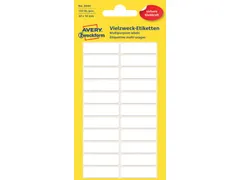 Etiket Avery Zweckform 3044 32x10mm wit 132 stuks