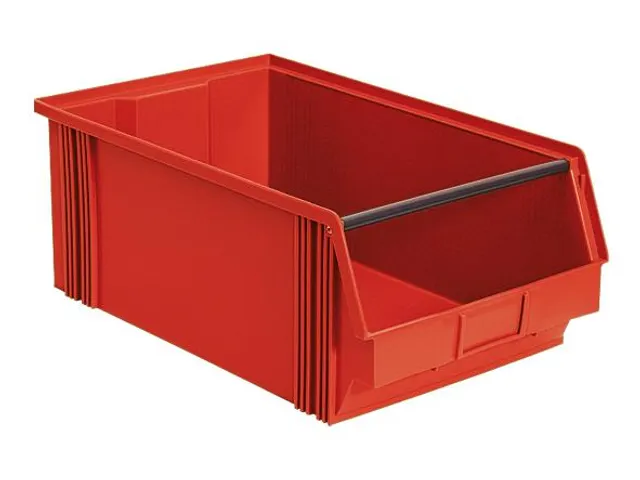 Zichtbak Hxbxd 200x300x510/450mm Pe Rood