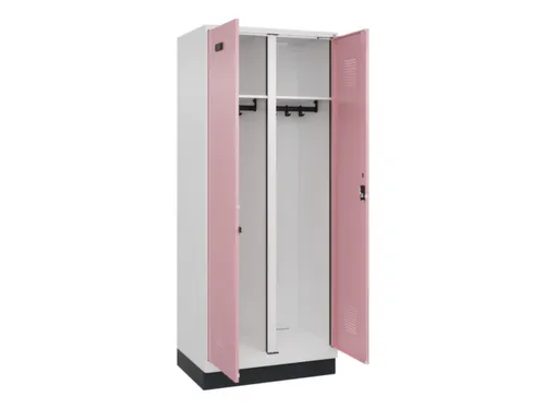 locker voor scheiding van kleding,HxBxD 1950x800x500mm,2vak