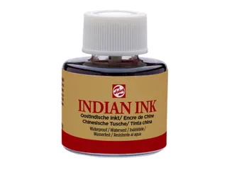 Oost-Indische inkt Talens zwart 11ml - 1
