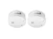 Rookmelder Alecto mini 2 stuks wit
