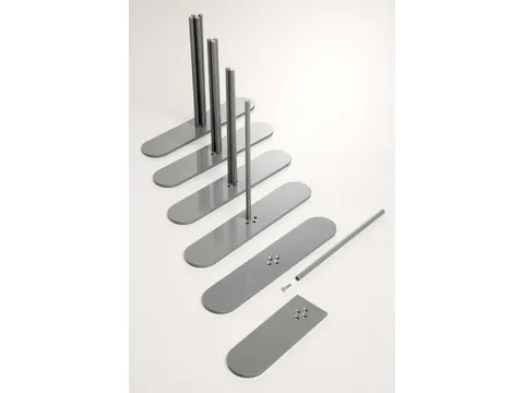 Smit Visual voet voor scheidingswanden vrijstaand