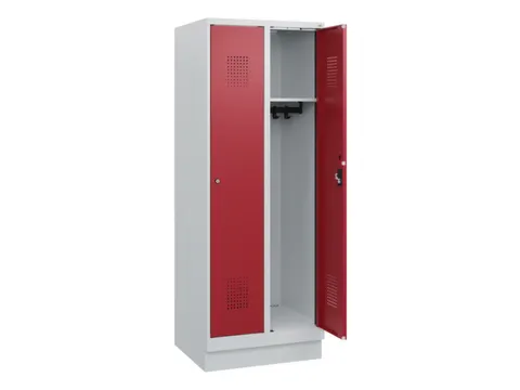 schoollocker,HxBxD 1630x600x500mm,2vak,vak B 300mm,cil.-slot,sokkel
