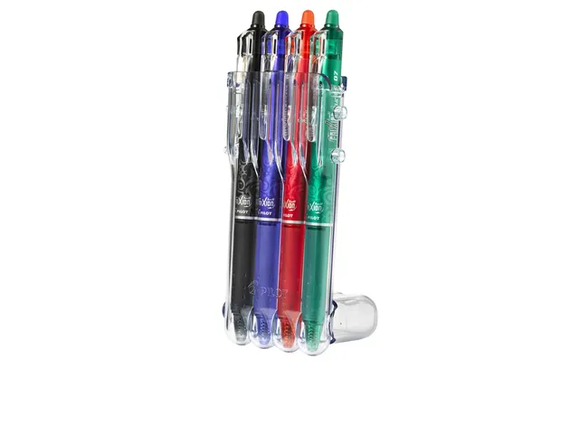 Rollerpen Pilot Frixion Clicker 0.7mm Set2Go 4 stuks Basis Kleuren