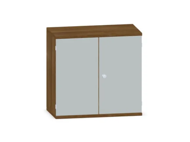 Kantoorkast,Decor Romp Noten,Decor Front Lichtgrijs