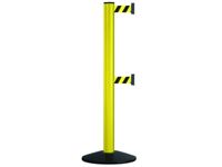 Afzetsysteem Safety Dubbele Riem 3.7 Meter Geel Zwart