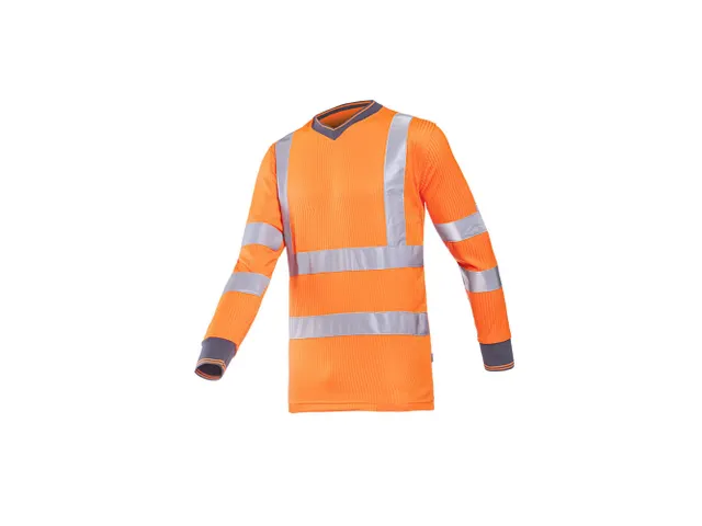 Sioen Bresso hi-viz T-shirt, fluo oranje, maat 2XL, per stuk