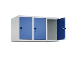 opzetkast,v. locker,3vak.,vak B 300mm,HxBxD 500x900x500mm,draaigrendel