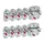 Haken Voor Geperforeerde Plaat Assortiment 10-Delig Aluminium-Kleurig