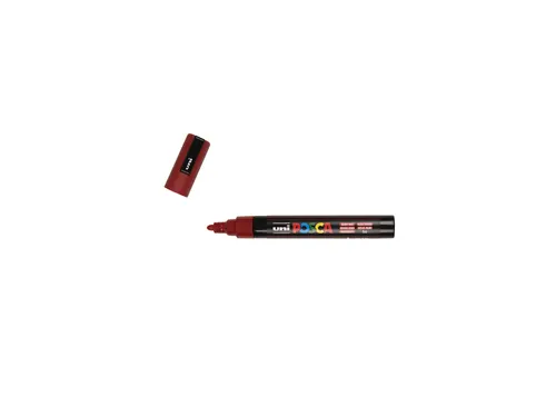Verfstift Posca PC5M Medium Punt 1,8-2,5mm Robijnrood
