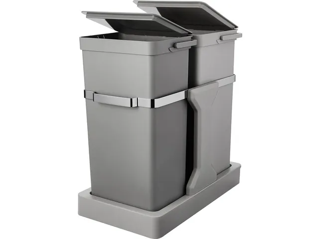 Deco Inbouwafvalemmer 15+20 Liter Eko